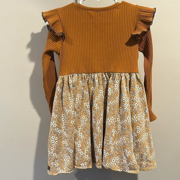 Matilda Jane size 4 Clio Ruffle Ribbed Dress NWOT - Picture 9 of 11